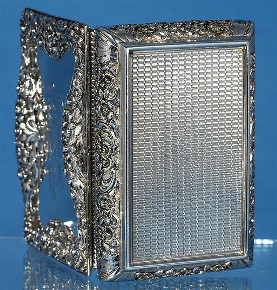 A Victorian silver table presentation snuff box, Length 3 ¾”/95 mm Width 68mm Weight 7.4oz/210grms